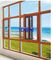 Aluminium et bois à la maison contemporains Windows, 5mm Windows vitré par double en verre